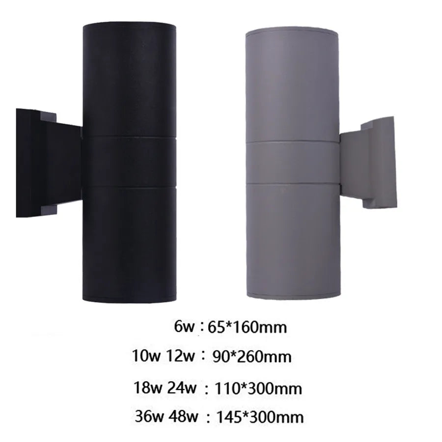 Applique Murale LED | Éclairage Étanche Aluminium Jardin Extérieur