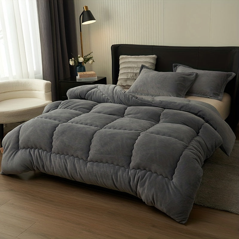 DouceChaleur – Couette Hiver Épaisse en Polaire de Lait