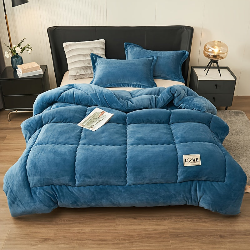 DouceChaleur – Couette Hiver Épaisse en Polaire de Lait