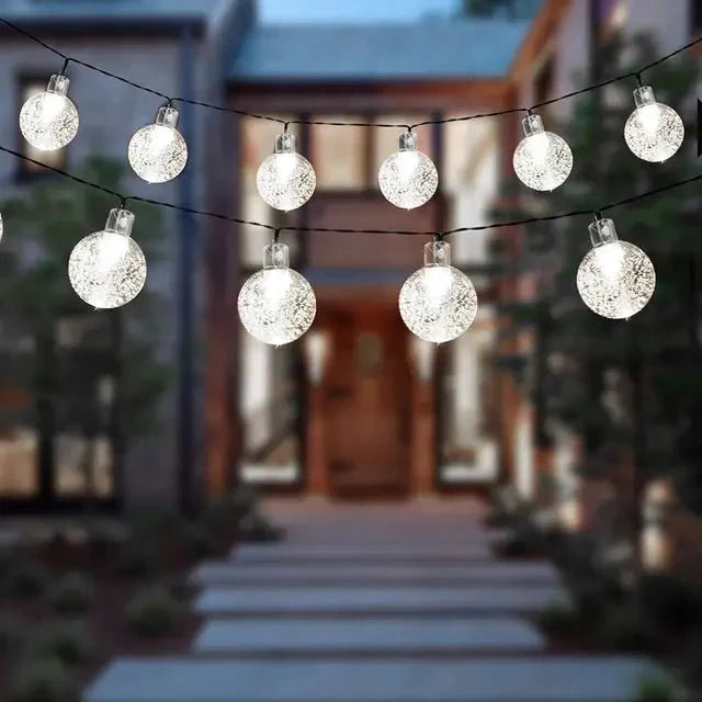 Guirlande Solaire LED | Étanche Lumière Extérieure Jardin