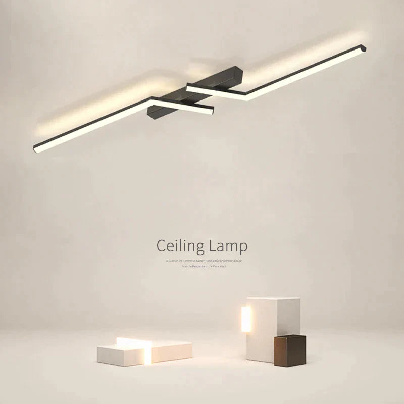 LinéaLux | Plafonnier LED Moderne Dimmable pour Salon