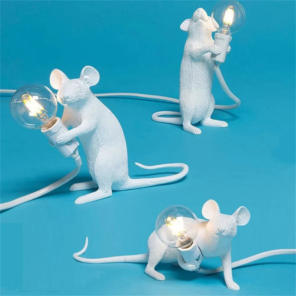 LumiMouse | Lampe de Table LED Souris Design Moderne