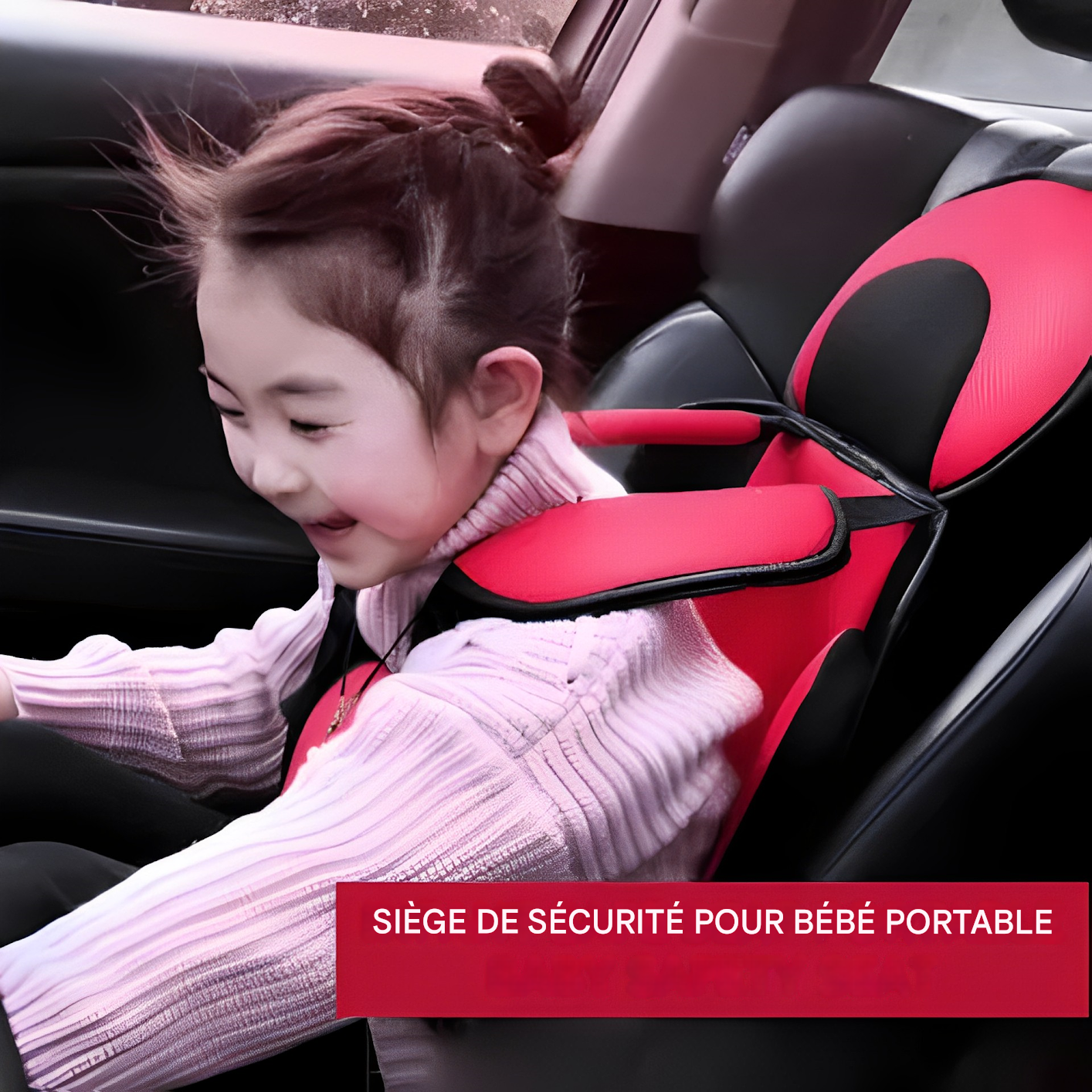 Siège Auto Portable | Léger et Sécurisé Voyage Enfant