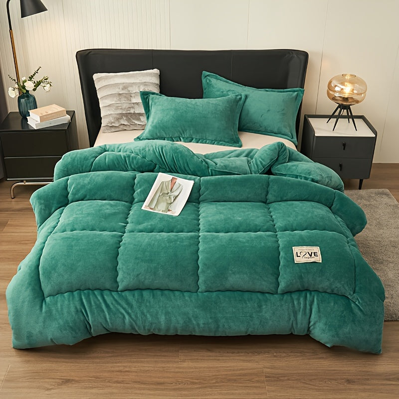 DouceChaleur – Couette Hiver Épaisse en Polaire de Lait