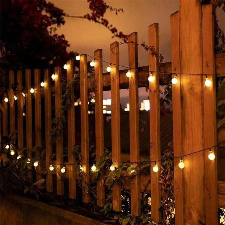 Guirlande Solaire LED | Étanche Lumière Extérieure Jardin
