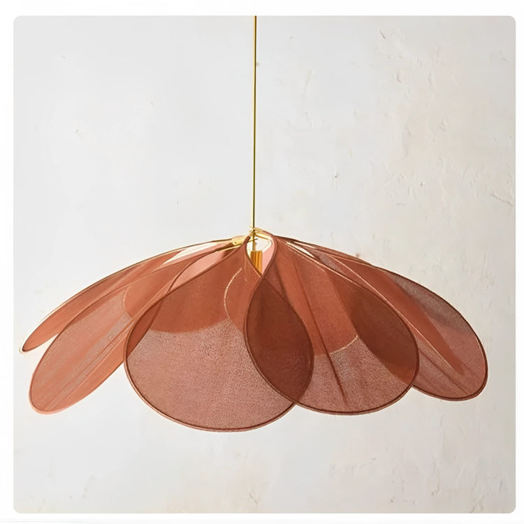 FloraLume | Suspension Pétales Design Lumière Douce Salon