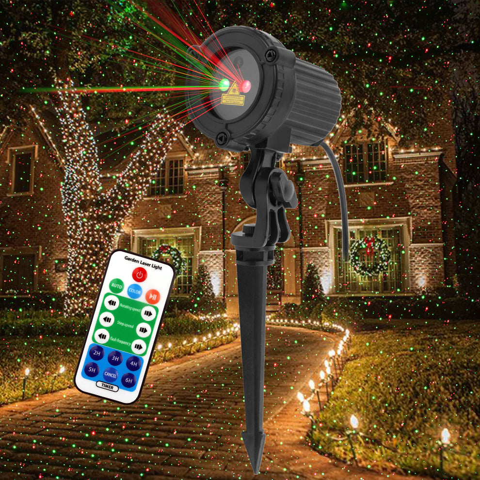 LumiFest | Projecteur Laser LED Étanche pour Jardin