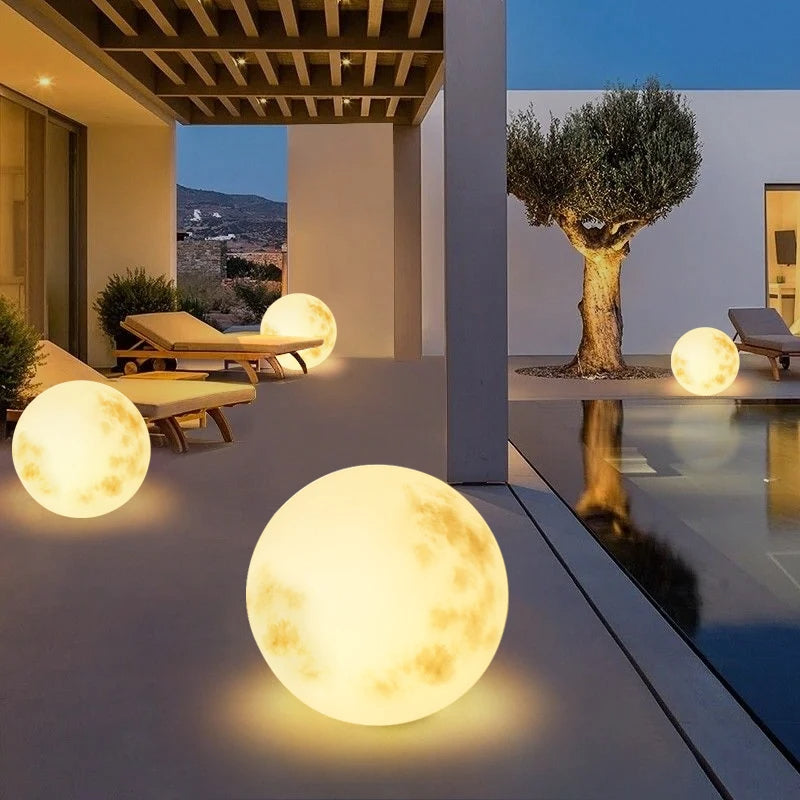 LuneGlow | Lampe LED Solaire Décorative pour Jardin