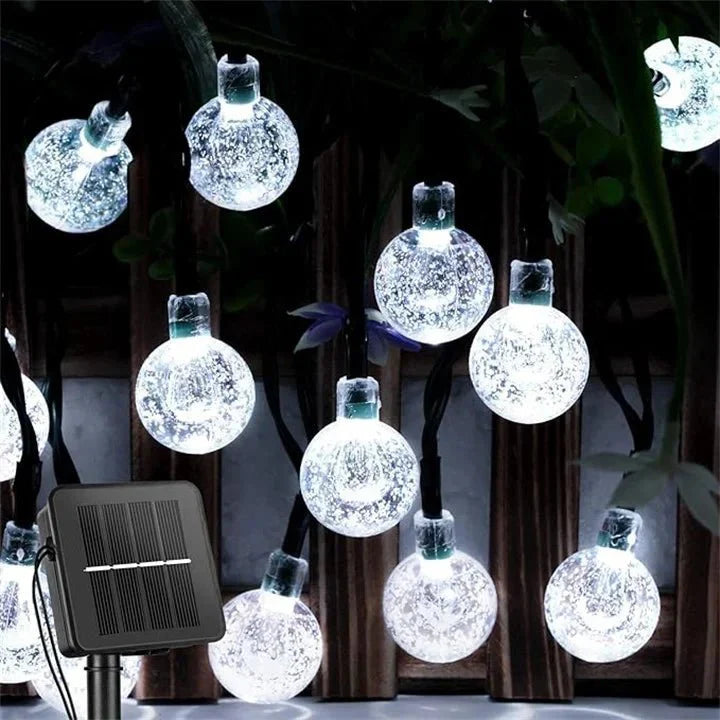 Guirlande Solaire LED | Étanche Lumière Extérieure Jardin