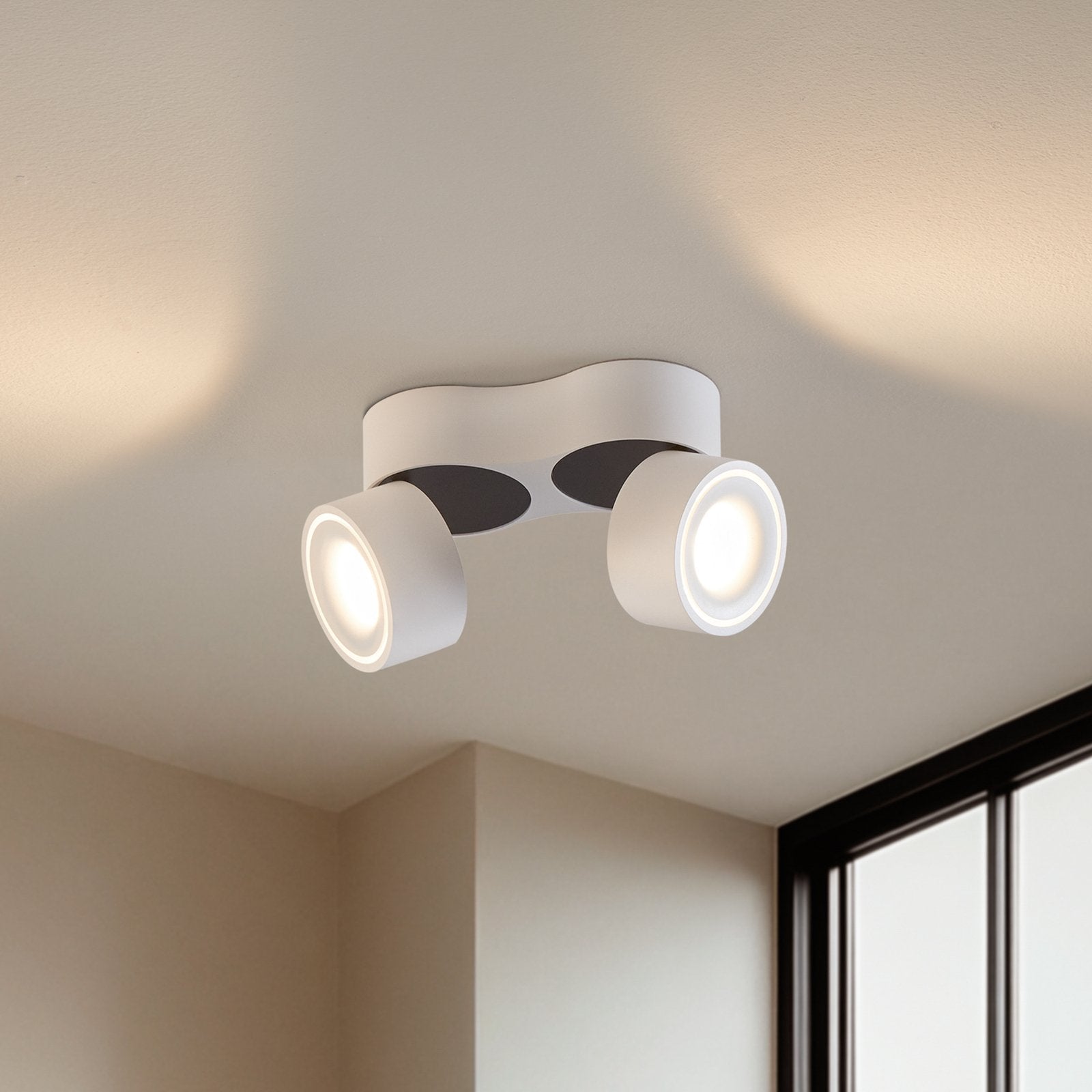 Lumos Duo | Spots LED Orientables Plafonnier pour Salon