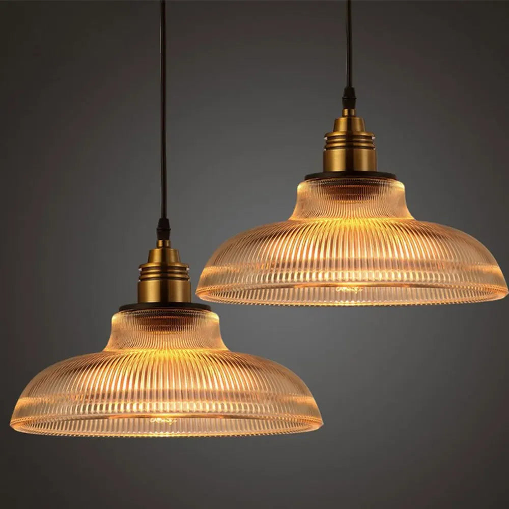 LumiVerre | Suspension en Verre Élégante pour Salle à Manger