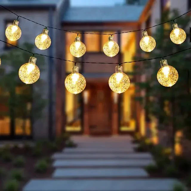 Guirlande Solaire LED | Étanche Lumière Extérieure Jardin