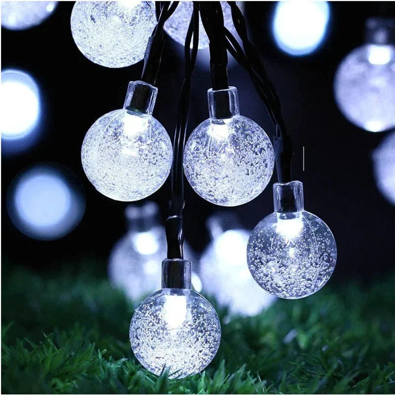 Guirlande Solaire LED | Étanche Lumière Extérieure Jardin