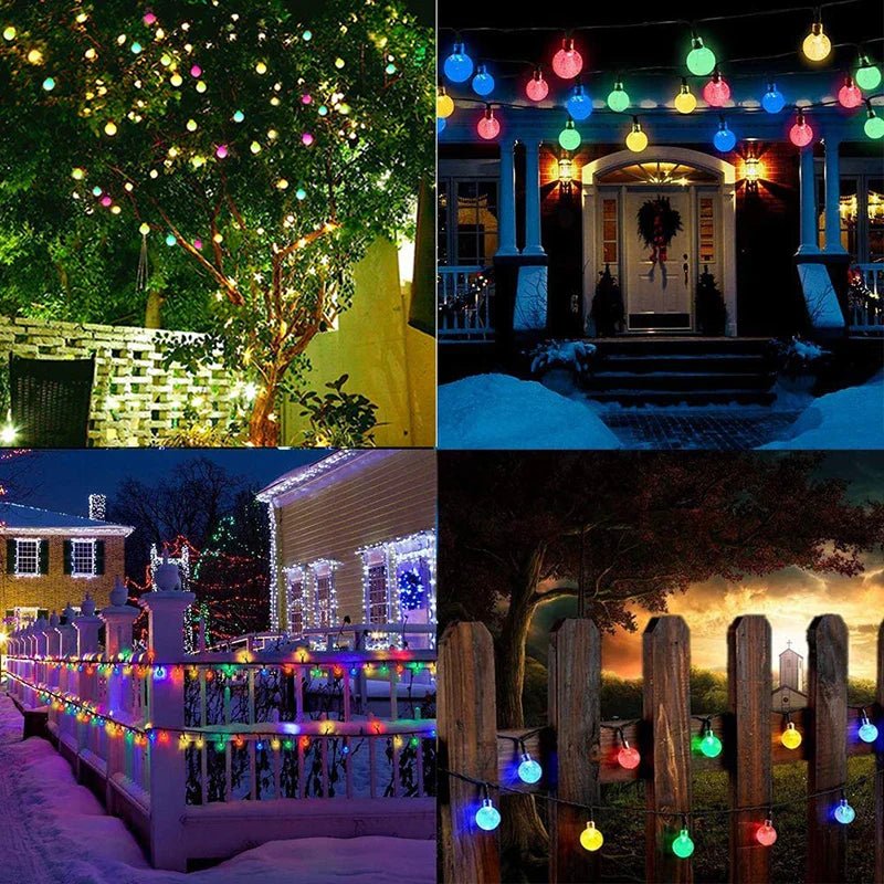 Guirlande Solaire LED | Étanche Lumière Extérieure Jardin