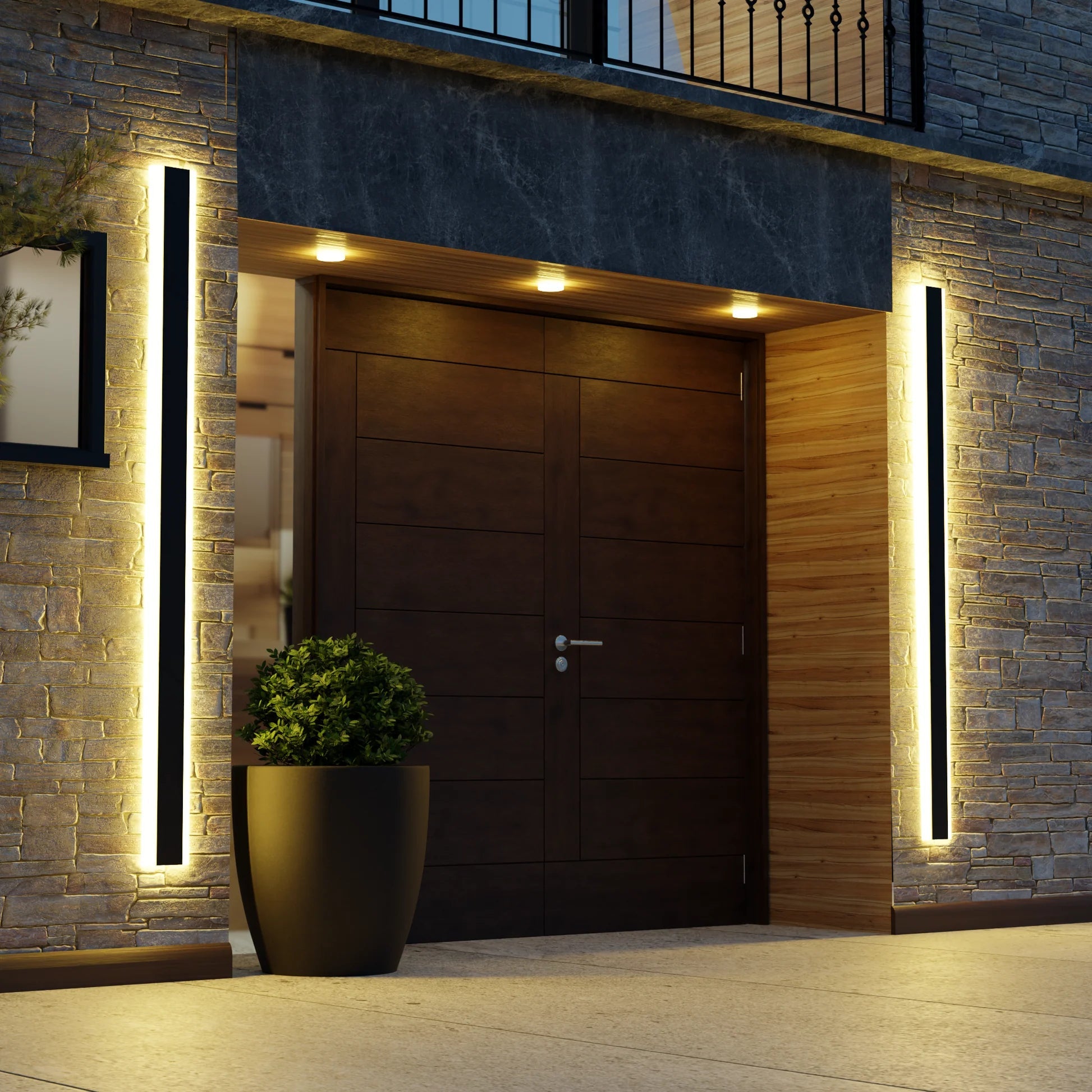 Applique murale LED extérieure design moderne