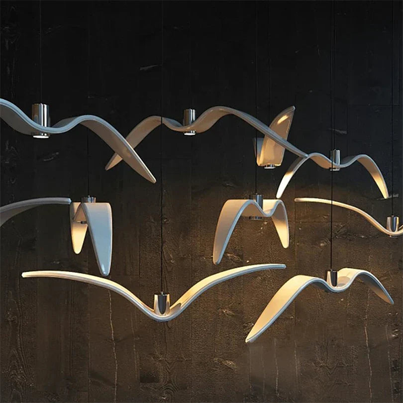 LumiOiseau - Suspension Design en Forme d’Oiseau pour Salon et Salle à Manger