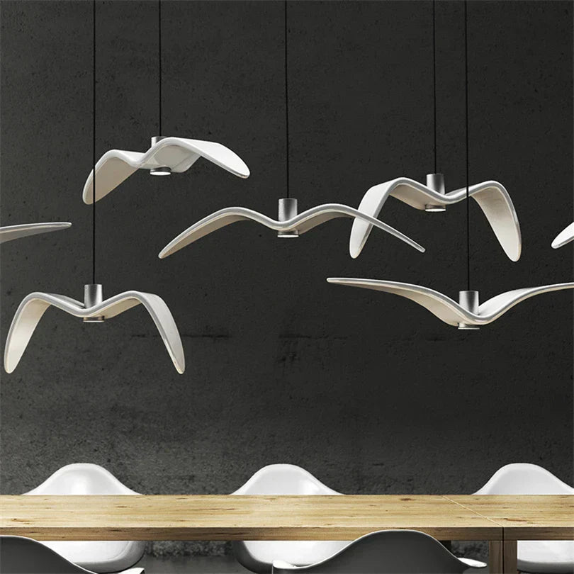 LumiOiseau - Suspension Design en Forme d’Oiseau pour Salon et Salle à Manger