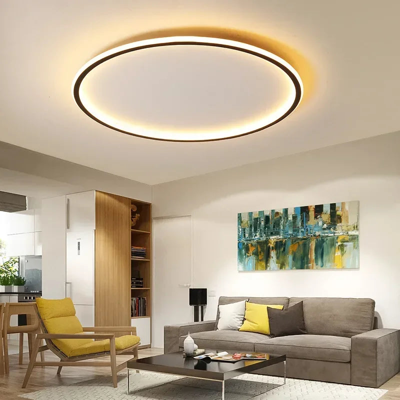 LumiGlobe | LED Épurée Plafonnier Moderne pour Salon