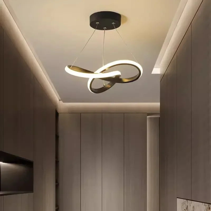 LumiVague | Plafonnier LED Moderne Éco-énergétique Salon