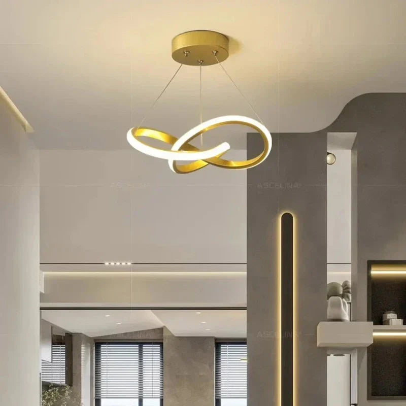 LumiVague | Plafonnier LED Moderne Éco-énergétique Salon