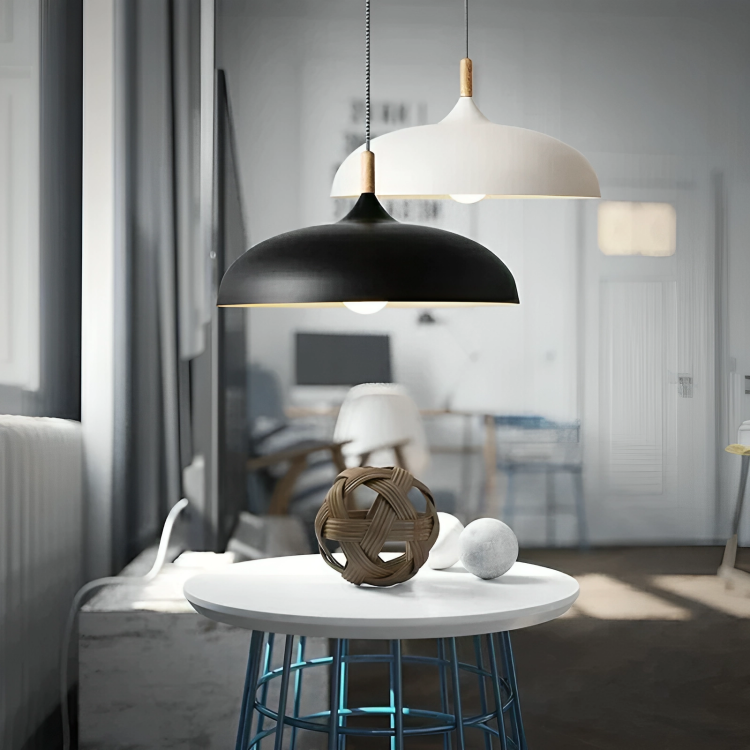ScandiLume | Suspension Bois Chaleureuse LED Salon