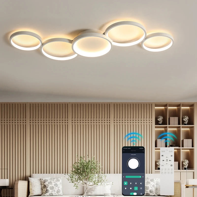 Luminex Halo | Plafonnier LED Dimmable Télécommande Chambre