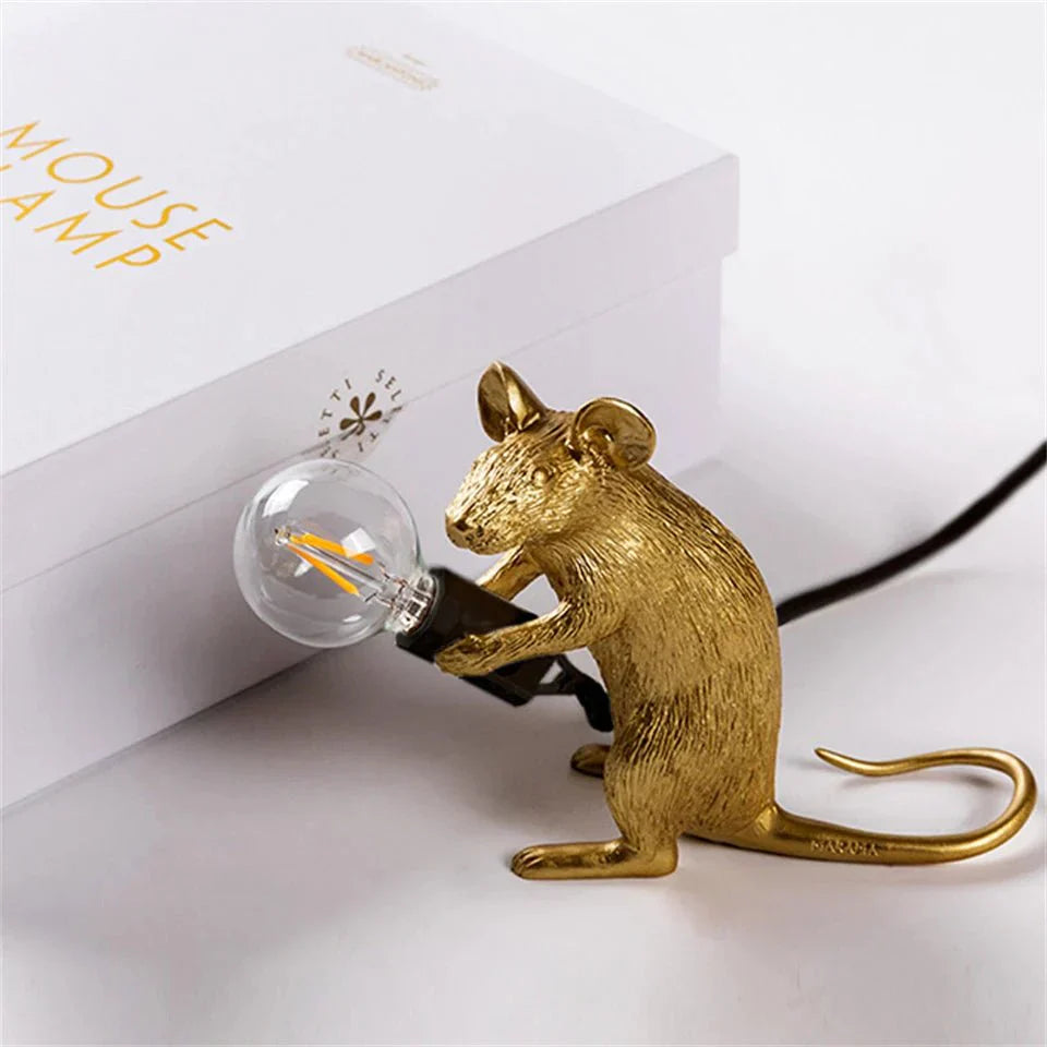 LumiMouse | Lampe de Table LED Souris Design Moderne