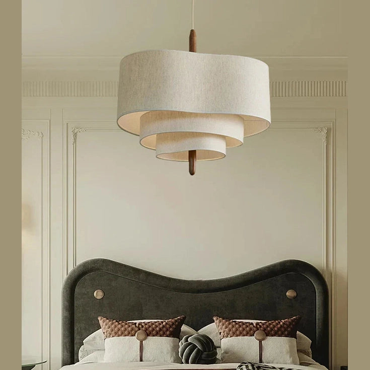 ÉtoileLuxe – Suspension Tissu Moderne