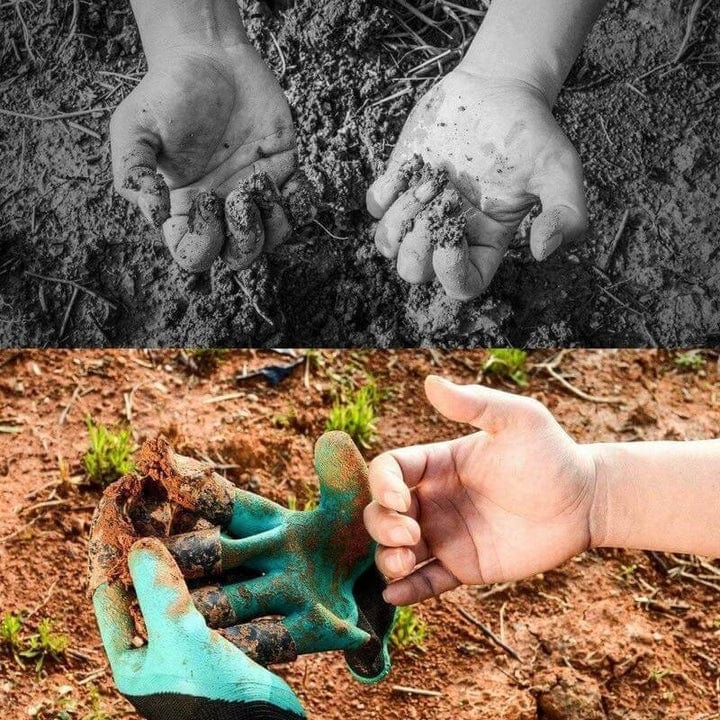 GantTerra Pro | Gants de Jardinage Griffes Creuser Plantes